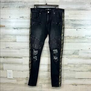 Legendary Rawyalty RAW Mens Black Urban Jeans Size 32 X 31